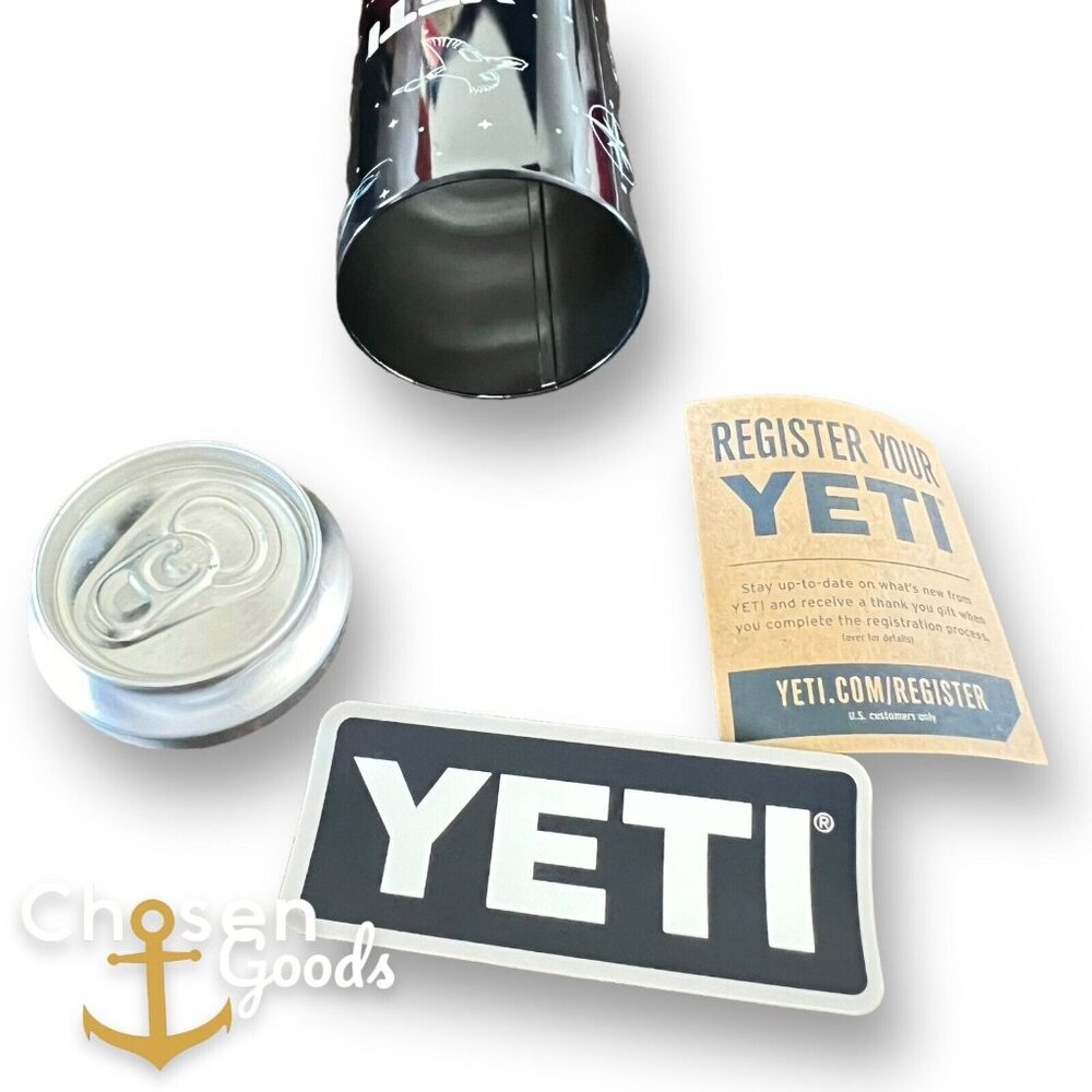 Yeti Slim Insert Limited Edition Stargazer Pop Top Dark Nautical Tall Stash Can - Picture 2 of 7